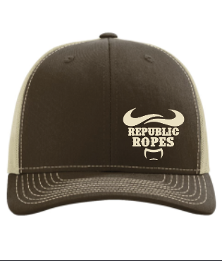 Republic Ropes Classic Trucker Hat – Brown & Khaki